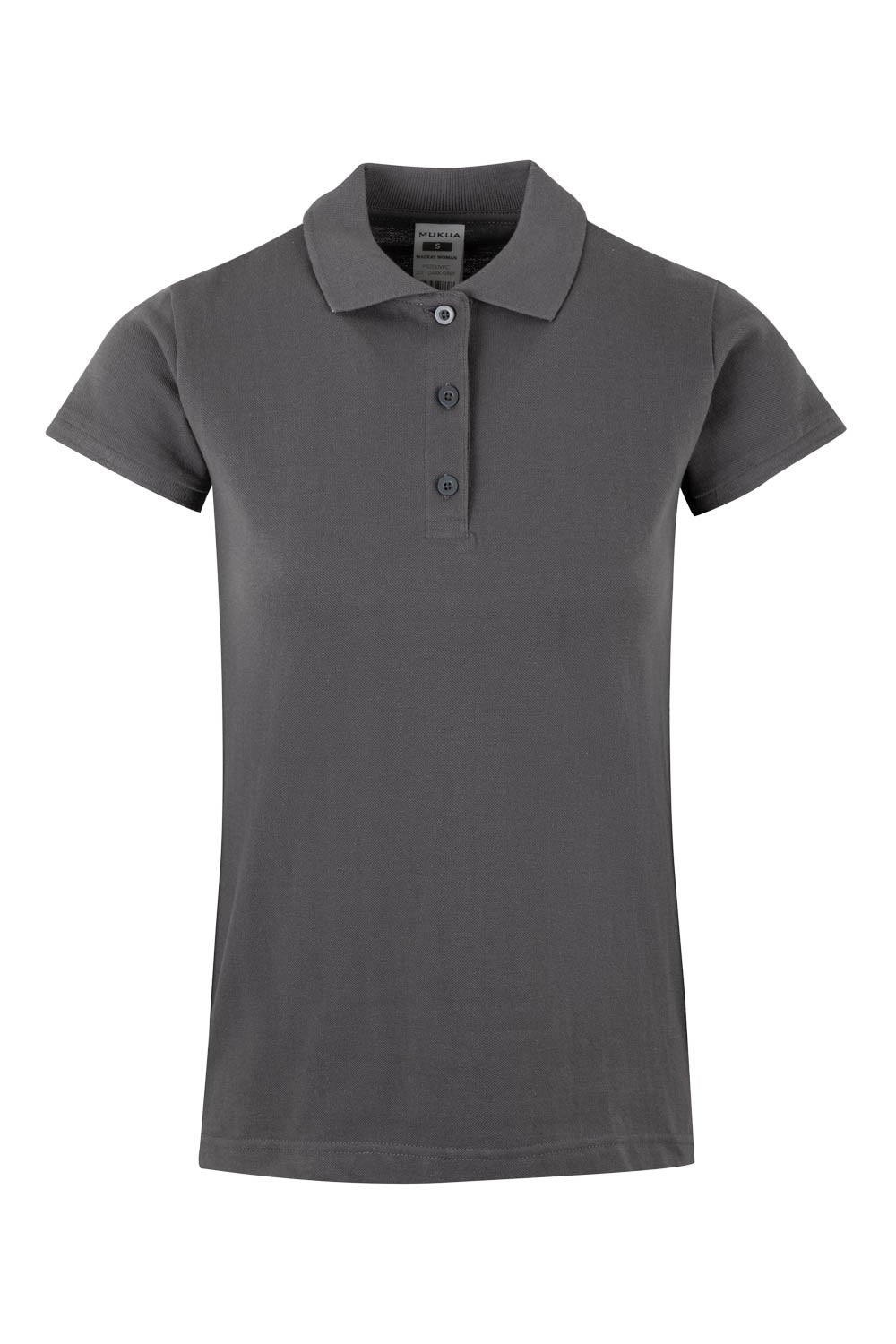 TRICOU POLO DAMA MANECA SCURTA GRI INCHIS MACKAY WOMAN