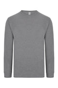 TRICOU MANECA LUNGA GRI HEATHER PALM
