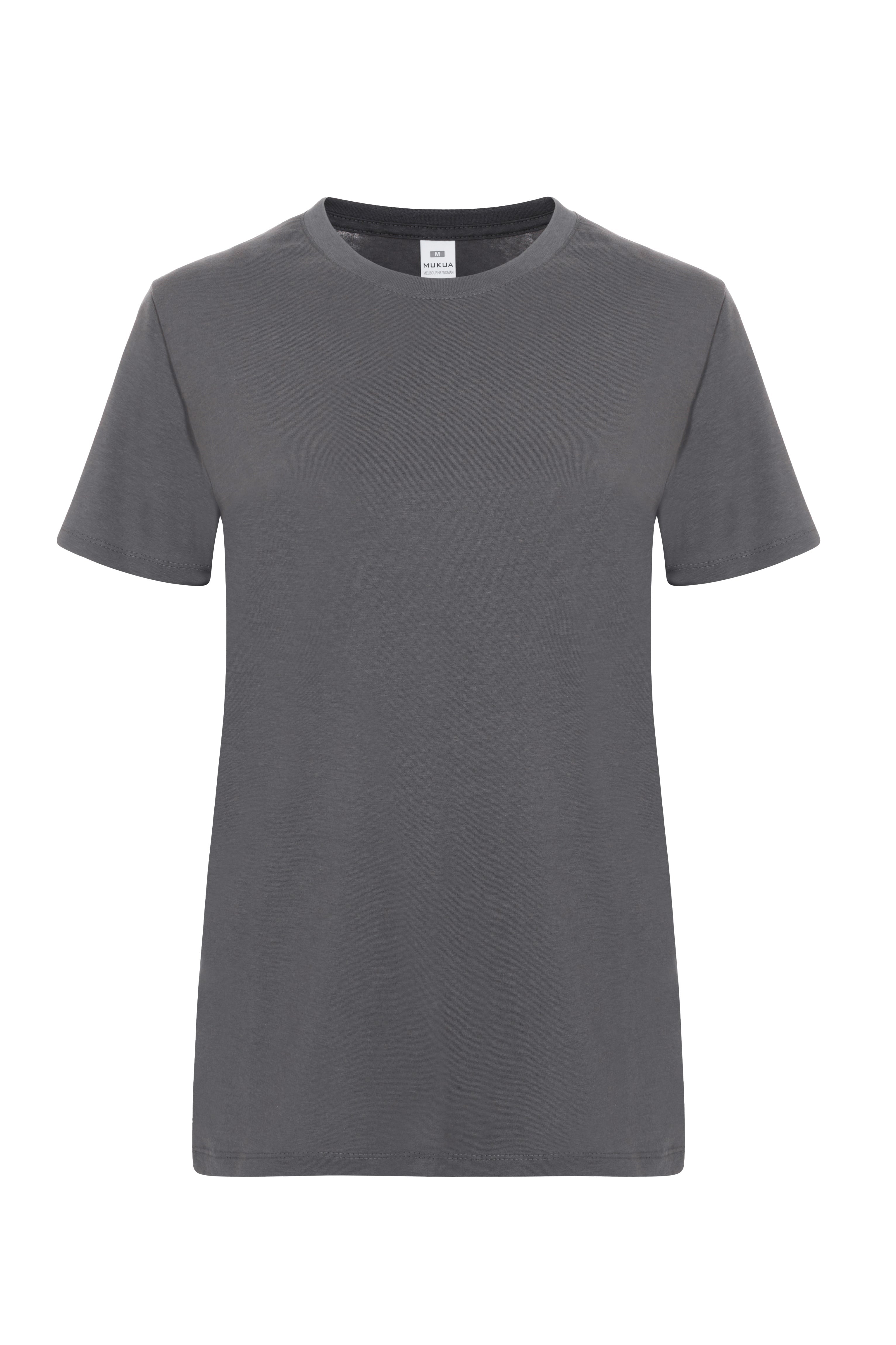 TRICOU DAMA MANECA SCURTA GRI INCHIS MELBOURNE WOMAN