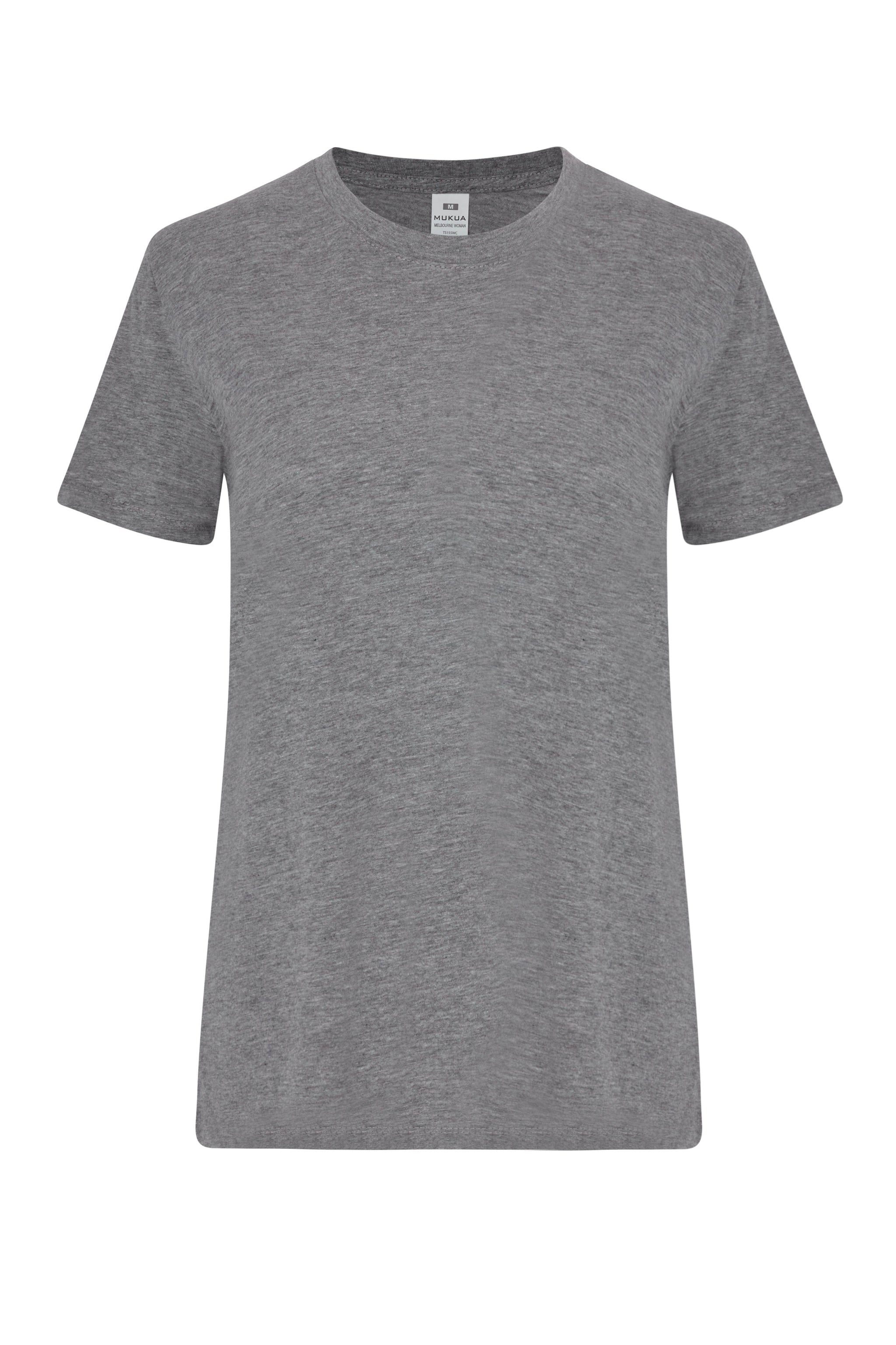 TRICOU DAMA MANECA SCURTA GRI HEATHER MELBOURNE WOMAN