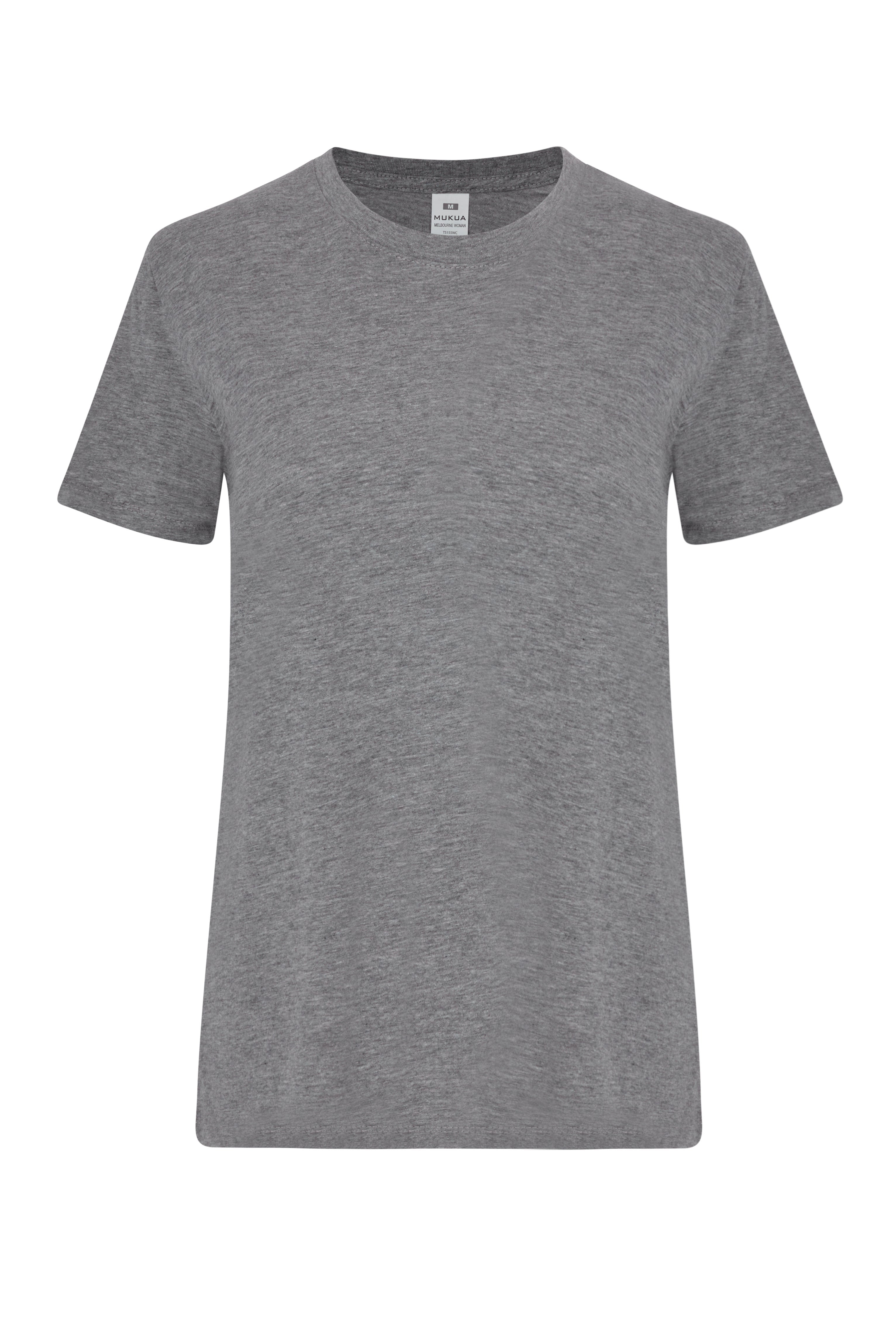 TRICOU DAMA MANECA SCURTA GRI HEATHER MELBOURNE WOMAN
