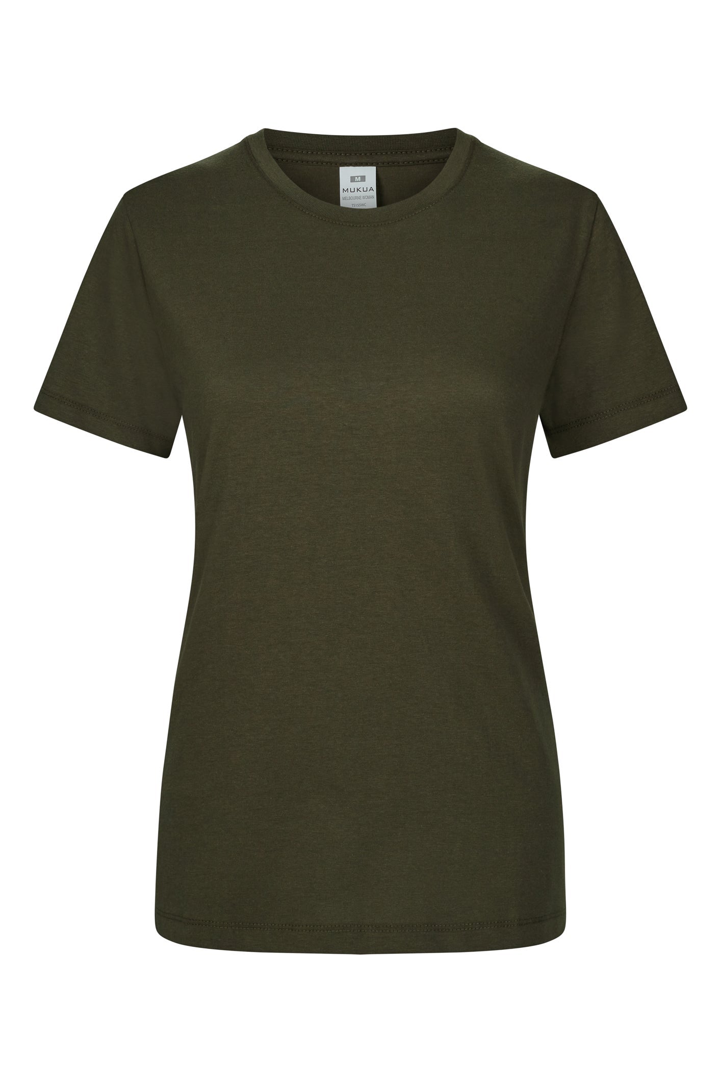 TRICOU DAMA MANECA SCURTA VERDE KAKI MELBOURNE WOMAN