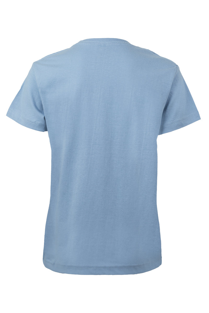 TRICOU COPII MANECA LUNGA ALBASTRU CELEST PALM