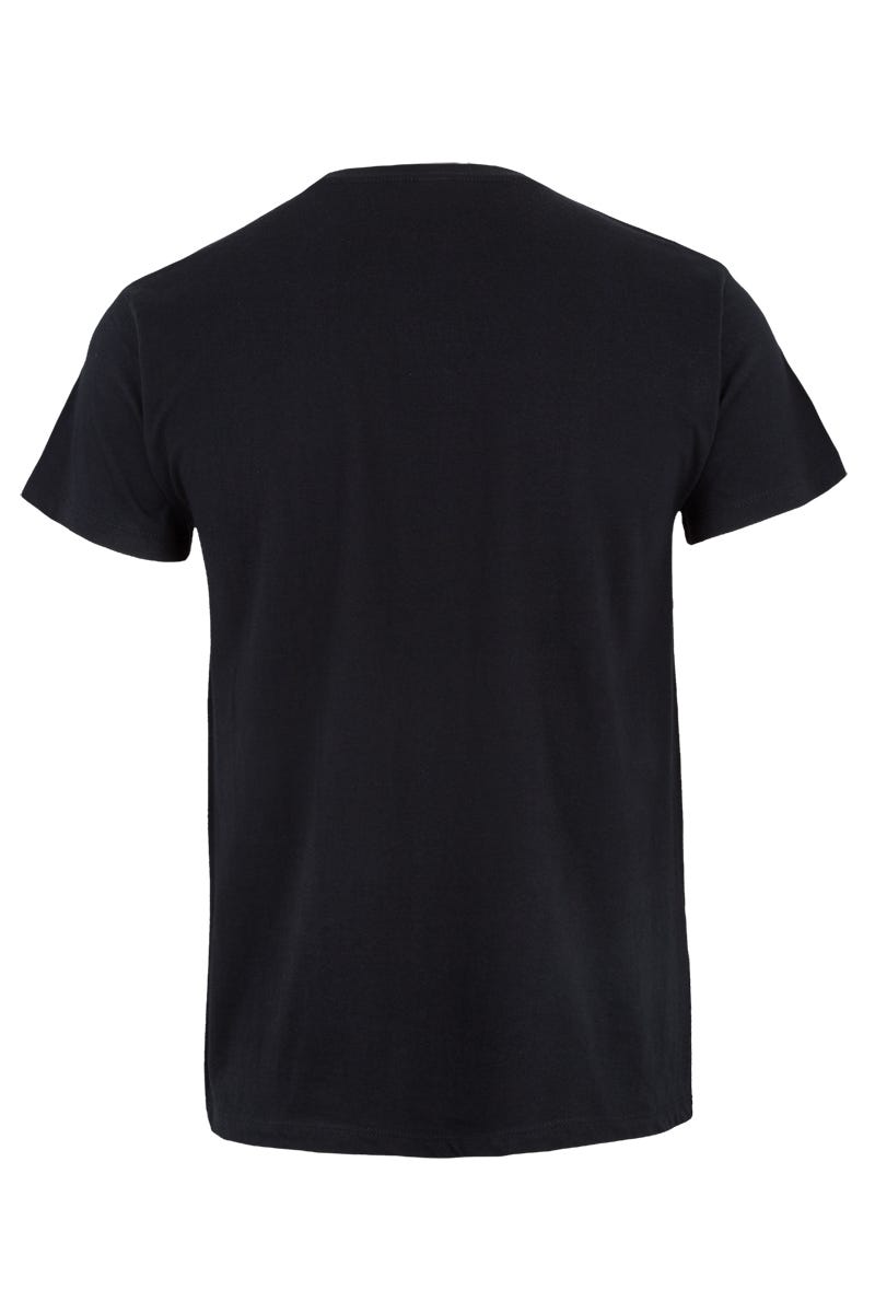 TRICOU MANECA SCURTA NEGRU MELBOURNE