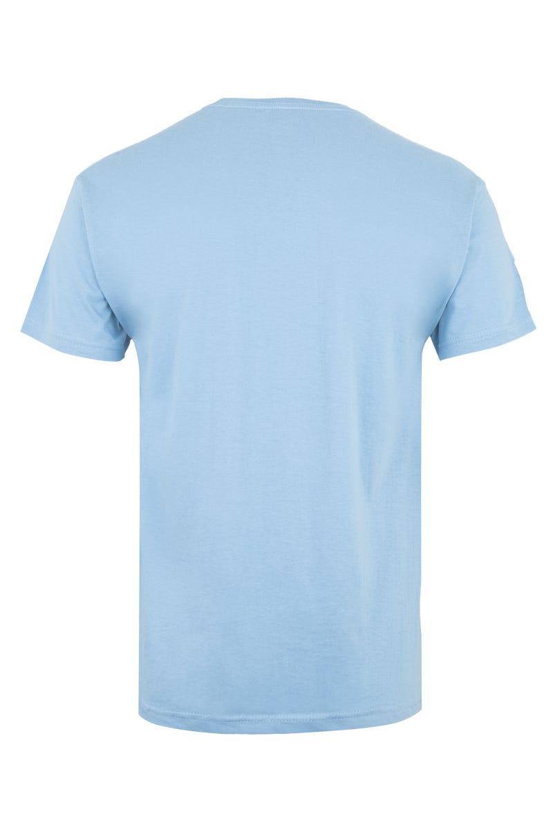 TRICOU MANECA SCURTA ALBASTRU CELEST PALM