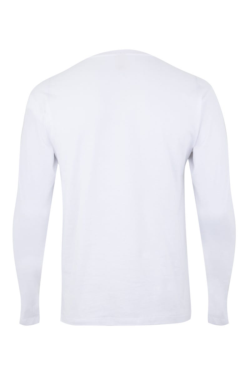 TRICOU MANECA LUNGA ALB PARADISE