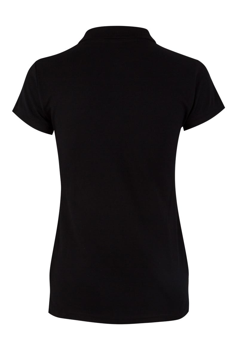 TRICOU POLO DAMA MANECA SCURTA NEGRU NOBBY