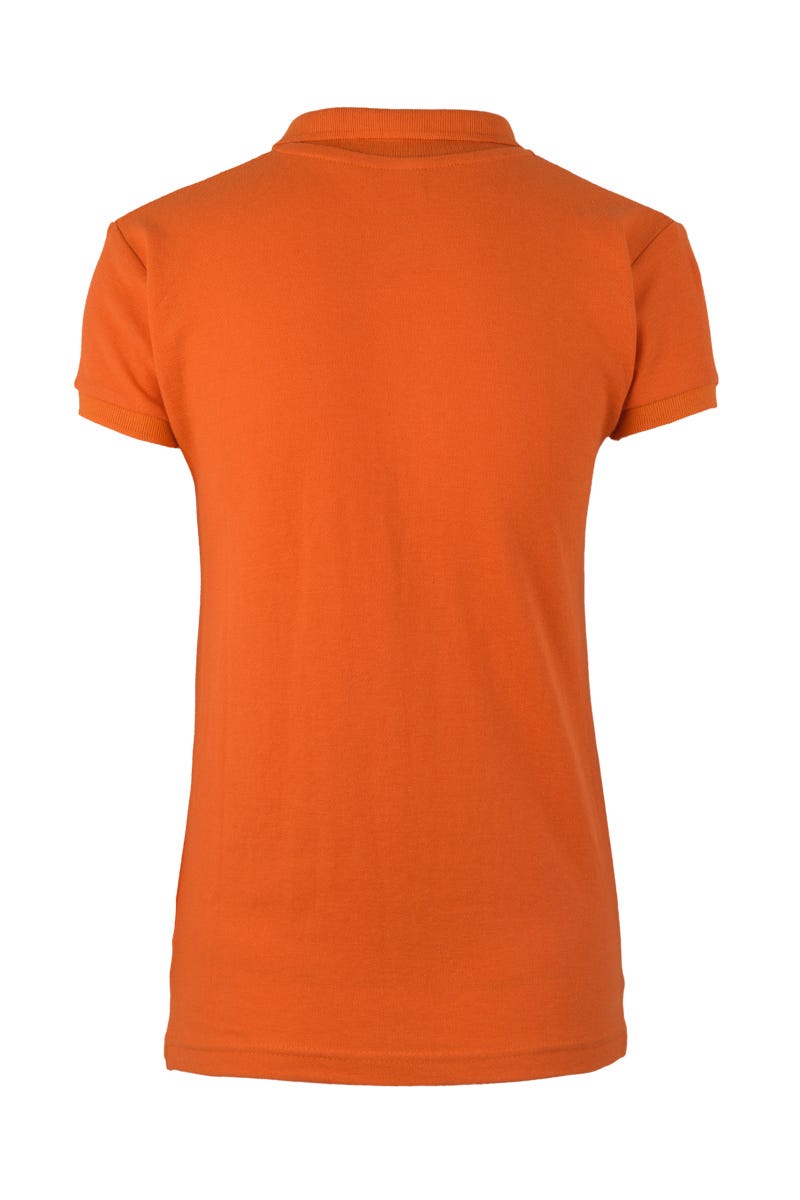 TRICOU POLO DAMA MANECA SCURTA PORTOCALIU NOBBY