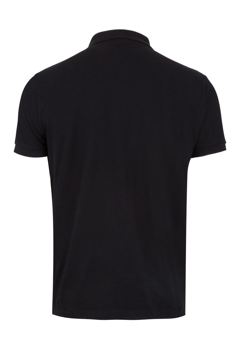 TRICOU POLO MANECA SCURTA NEGRU GIBSON
