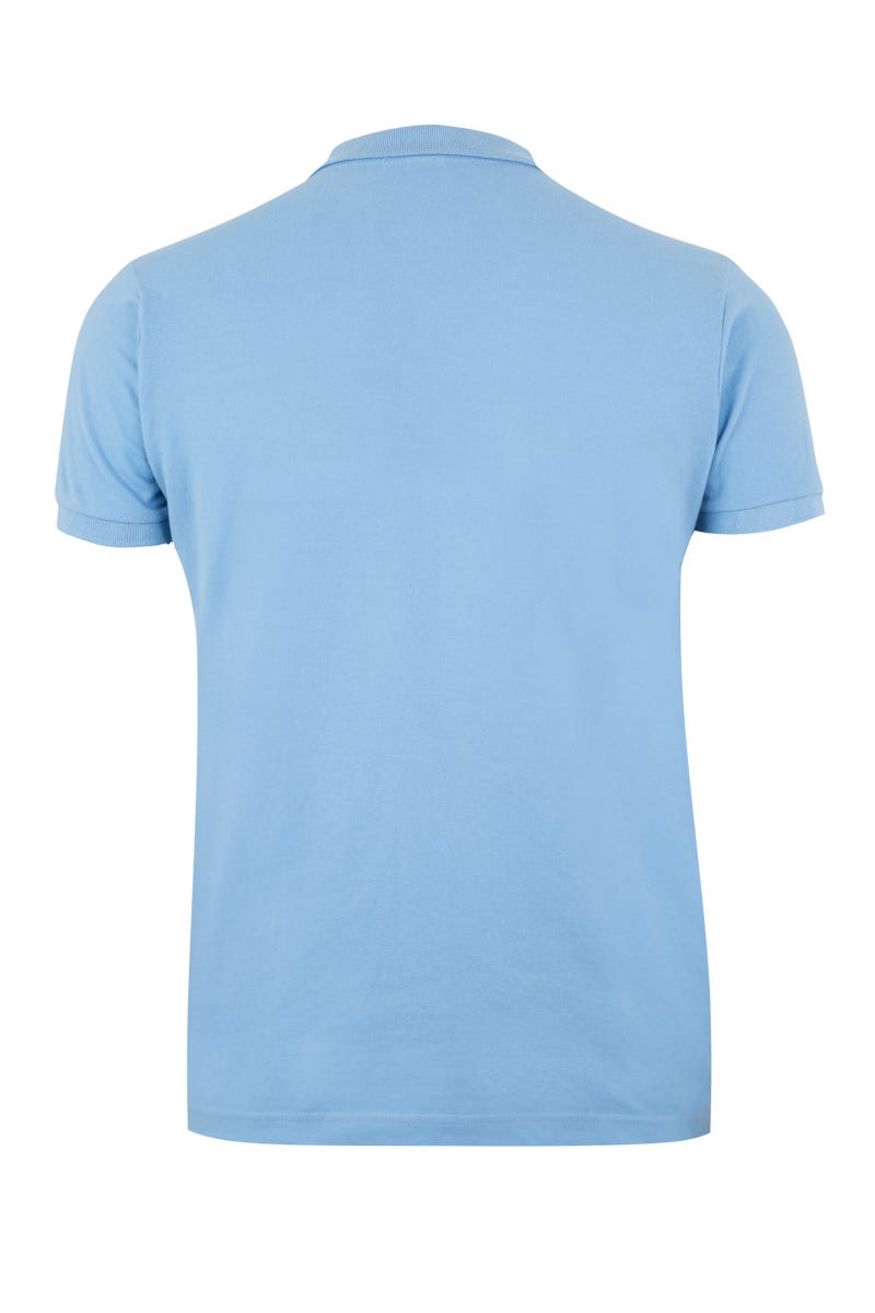 TRICOU POLO MANECA SCURTA ALBASTRU CELEST GIBSON