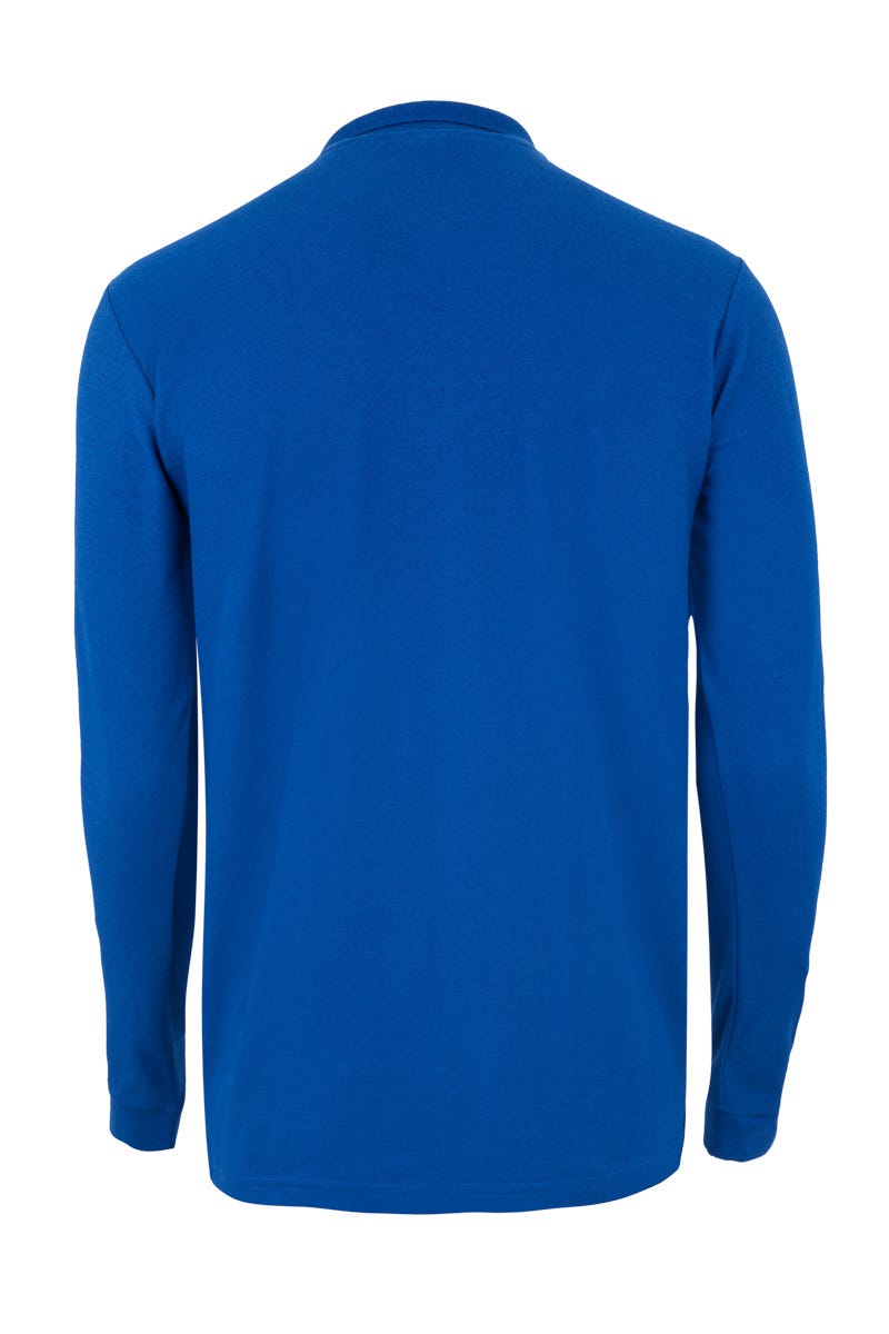 TRICOU POLO MANECA LUNGA ALBASTRU ROYAL CLIFTON