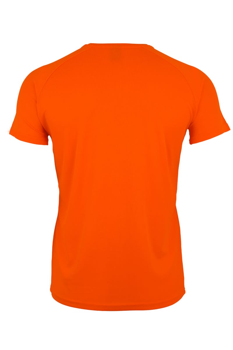TRICOU MANECA SCURTA PORTOCALIU FLUO TECH