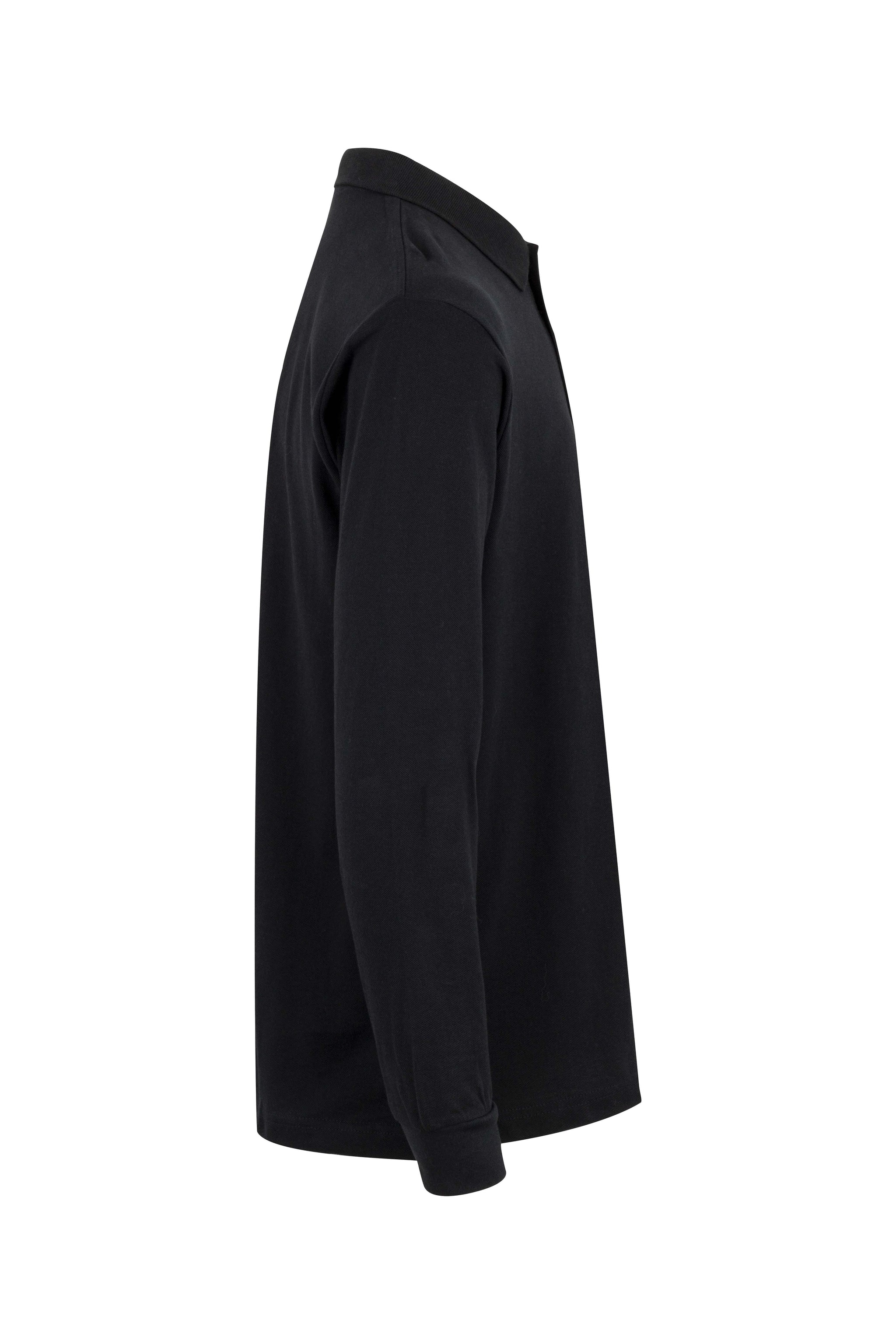 TRICOU POLO MANECA LUNGA NEGRU HOBART