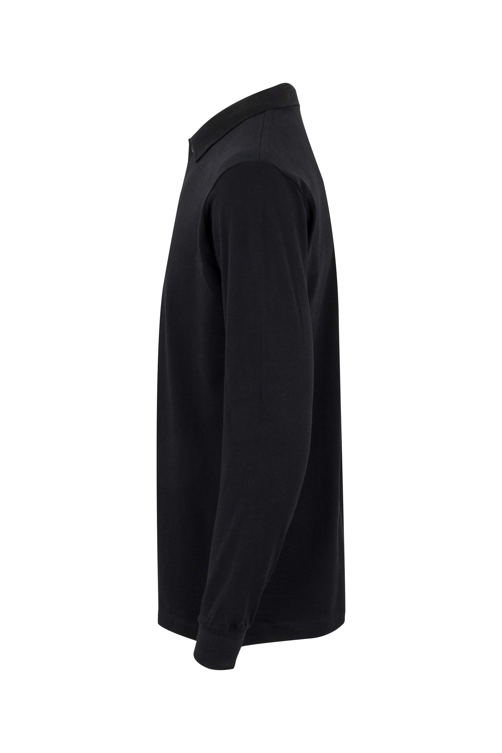 TRICOU POLO MANECA LUNGA NEGRU HOBART