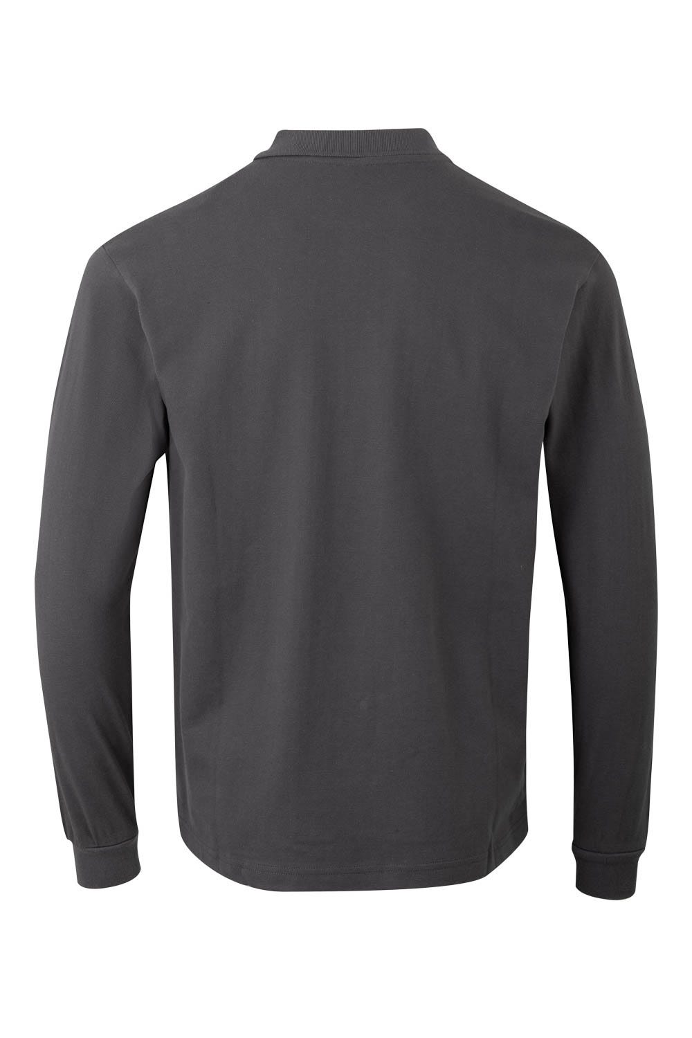 TRICOU POLO MANECA LUNGA GRI INCHIS HOBART