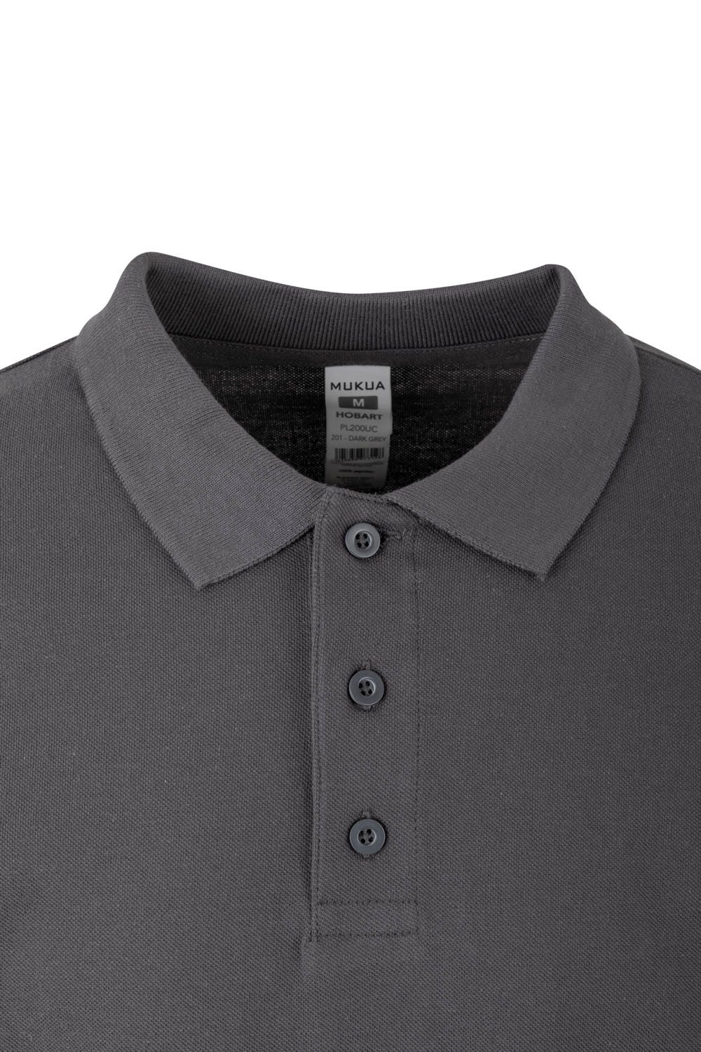 TRICOU POLO MANECA LUNGA GRI INCHIS HOBART