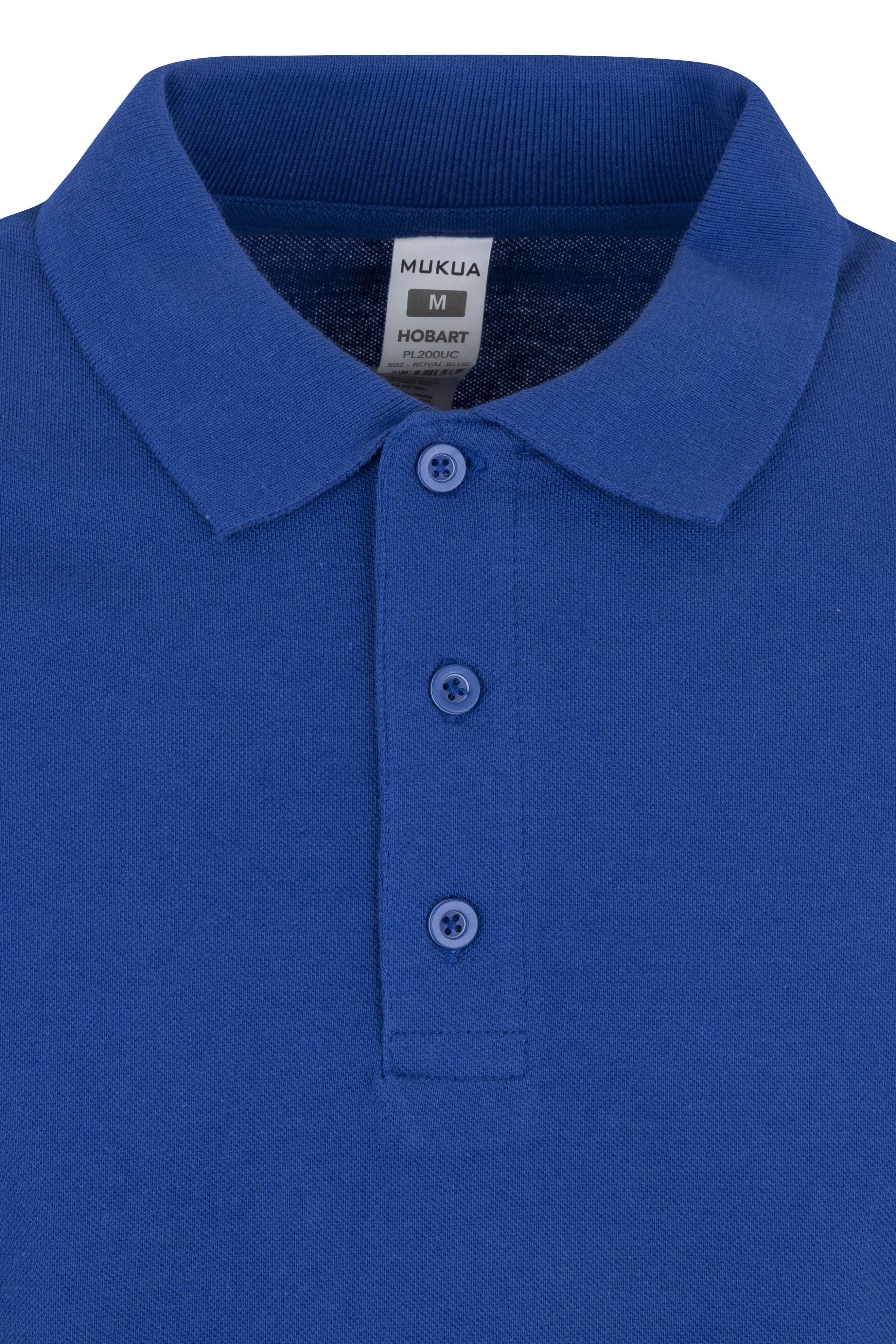 TRICOU POLO MANECA LUNGA ALBASTRU ROYAL HOBART