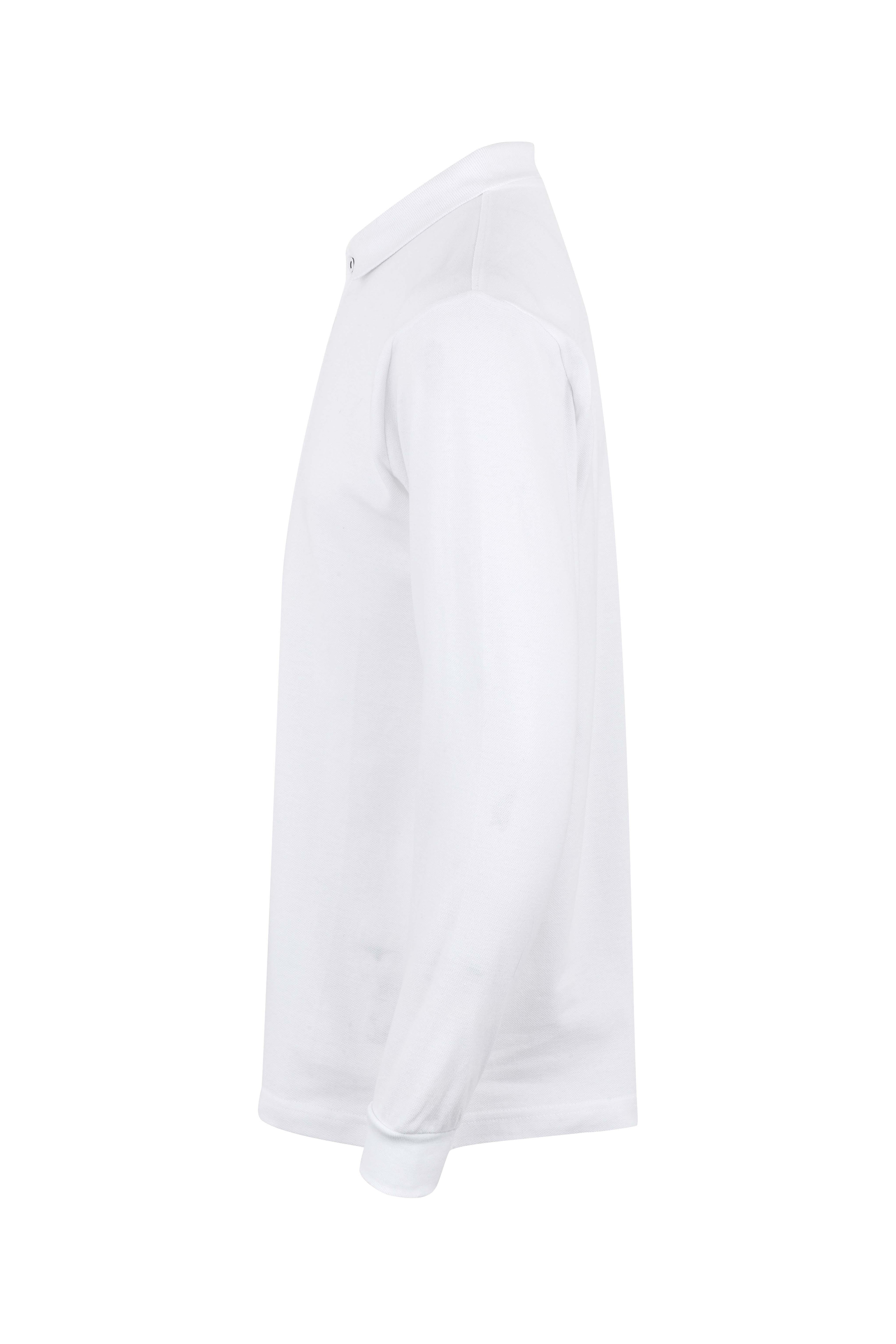 TRICOU POLO MANECA LUNGA ALB HOBART