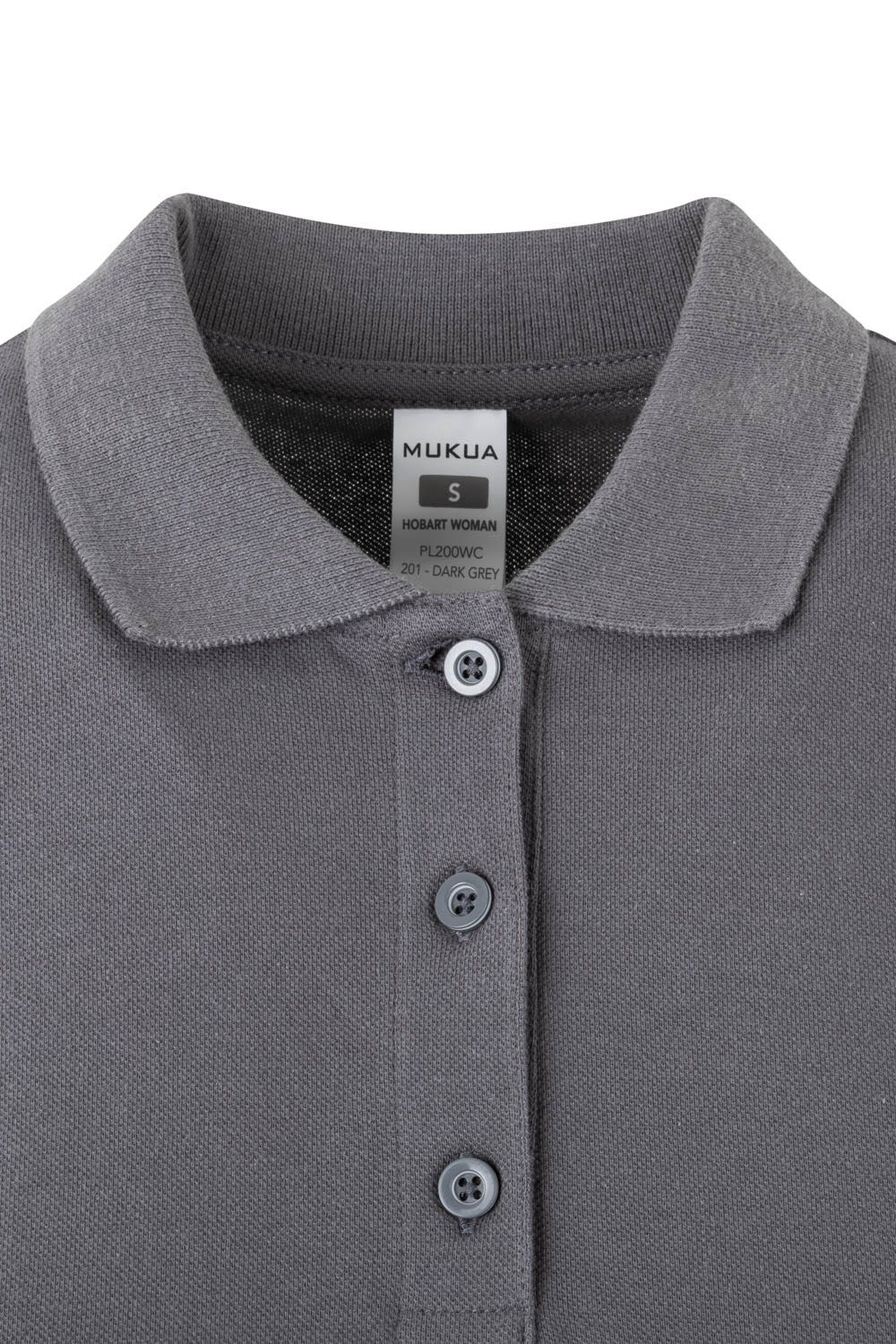 TRICOU POLO DAMA MANECA LUNGA GRI INCHIS HOBART WOMAN