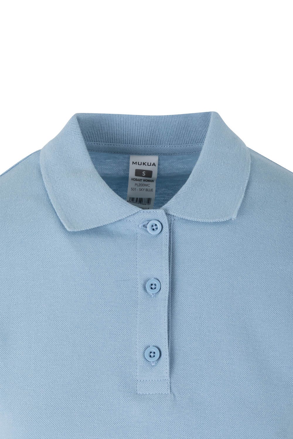 TRICOU POLO DAMA MANECA LUNGA ALBASTRU CELEST HOBART WOMAN