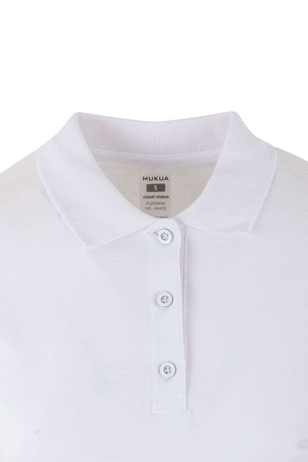 TRICOU POLO DAMA MANECA LUNGA ALB HOBART WOMAN